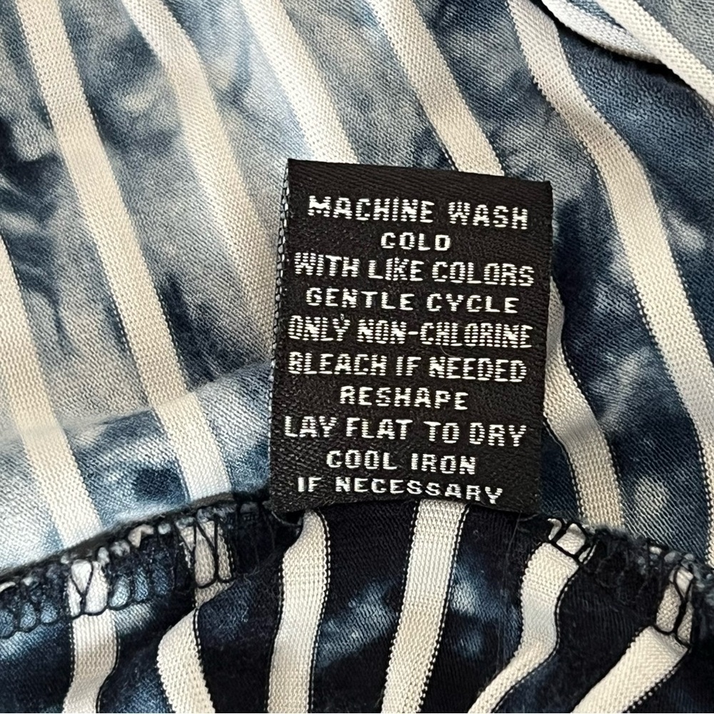 Verve Ami Blue and White Striped Handkerchief Tank Top - Picture 10 of 11